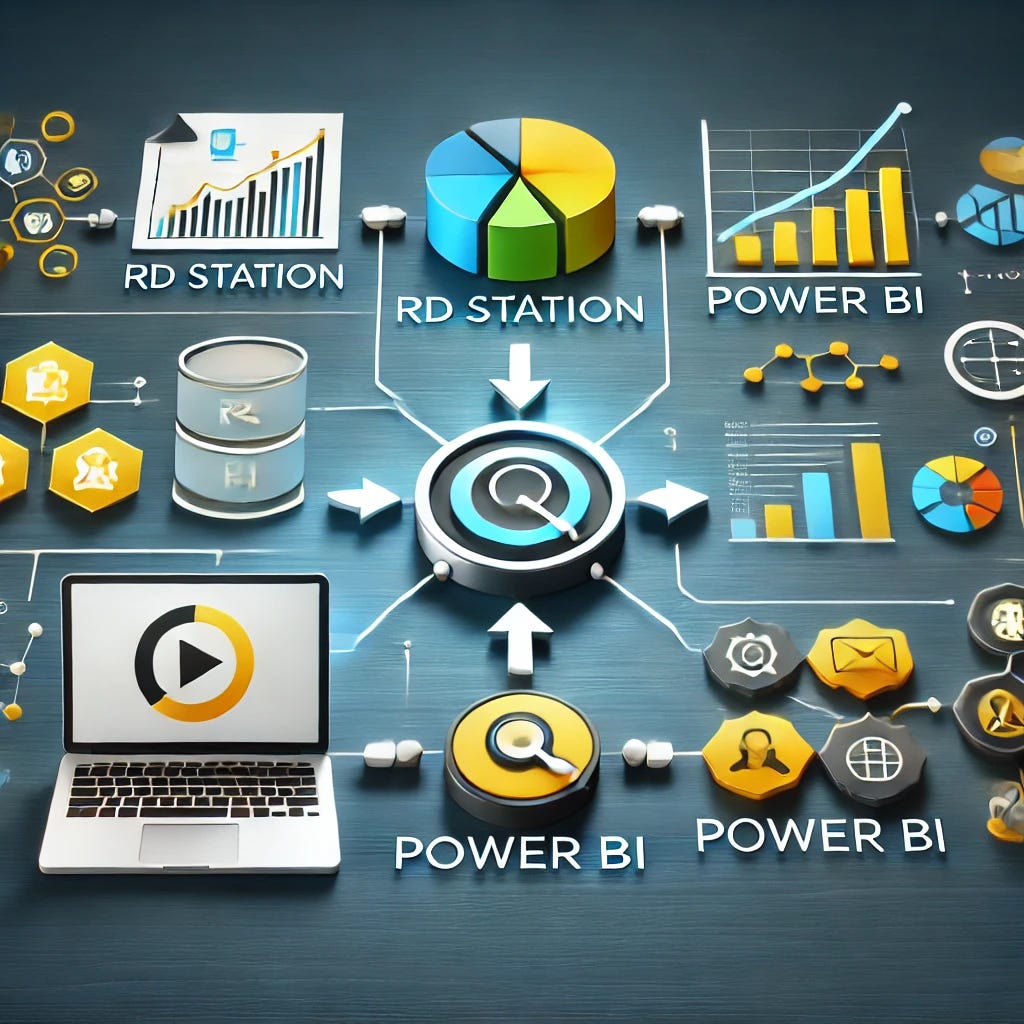 Como Integrei RD Station ao Power BI para Visualizar Métricas de Marketing em um Único Lugar