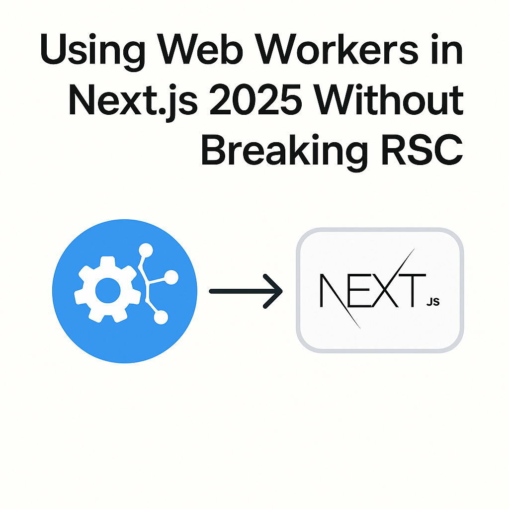 Using Web Workers in Next.js 2025 Without Breaking RSC | by Suresh ...