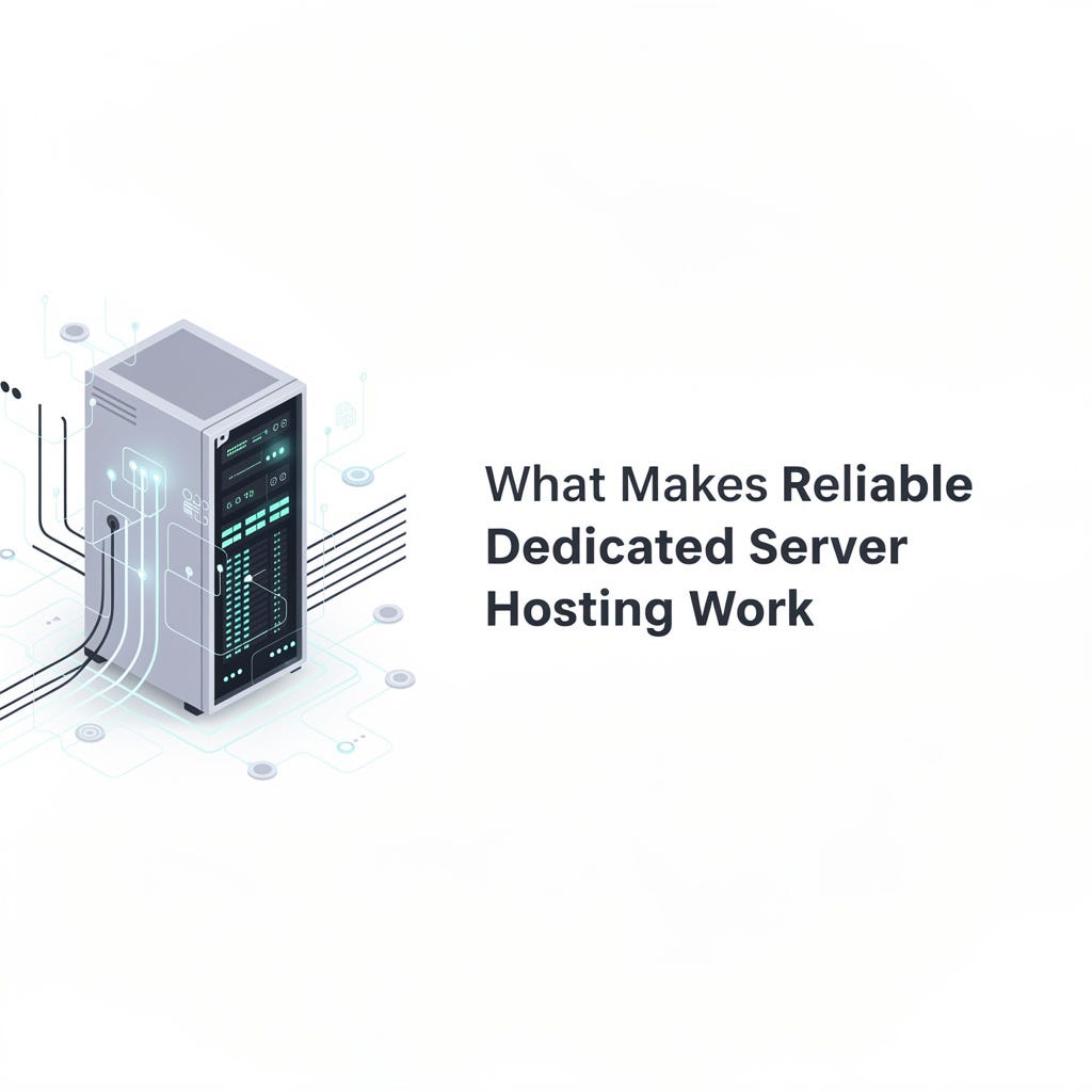 What Makes Reliable Dedicated Server Hosting Work