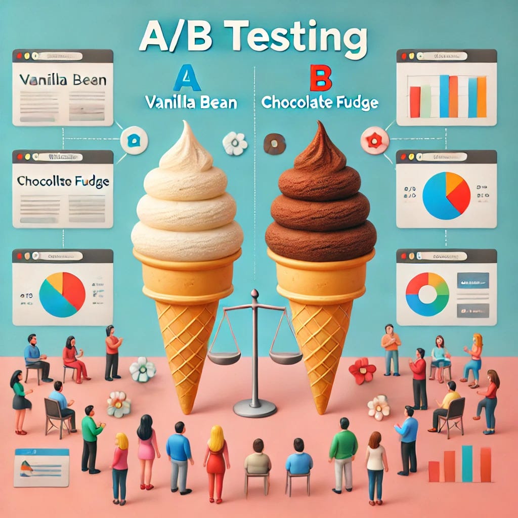 Introduction to A/B Testing The Science of Choosing Between IceCream Flavors by Mandar kapse