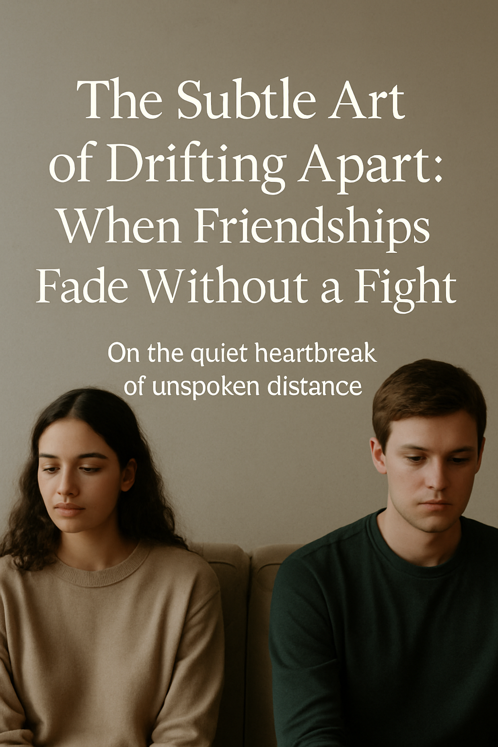 The Subtle Art of Drifting Apart: When Friendships Fade Without a Fight ...