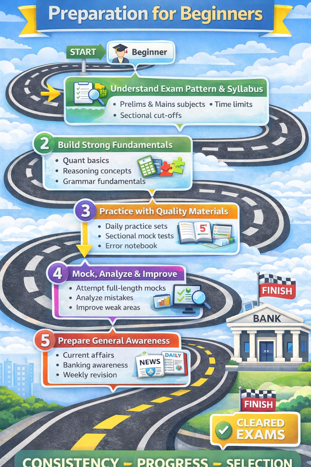 Bank Exam Preparation Strategy For Beginners