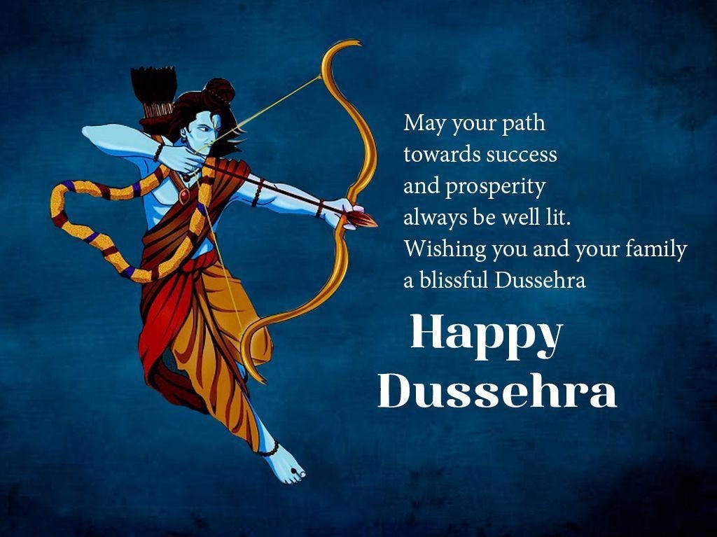 Happy Dashera to you and your family 🎉🍾🎈🎊 - Abhishek Vekariya - Medium