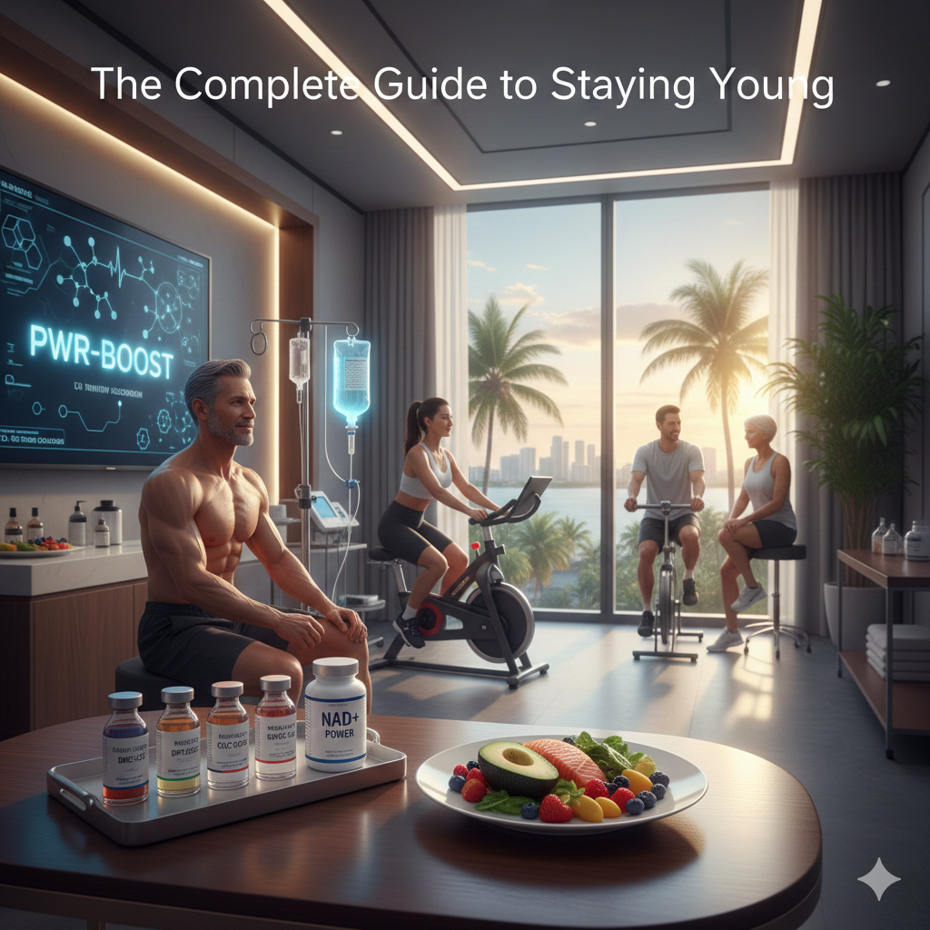 The Complete Guide to Staying Young: Peptides, IV Exosomes, Nutrition & Exercise