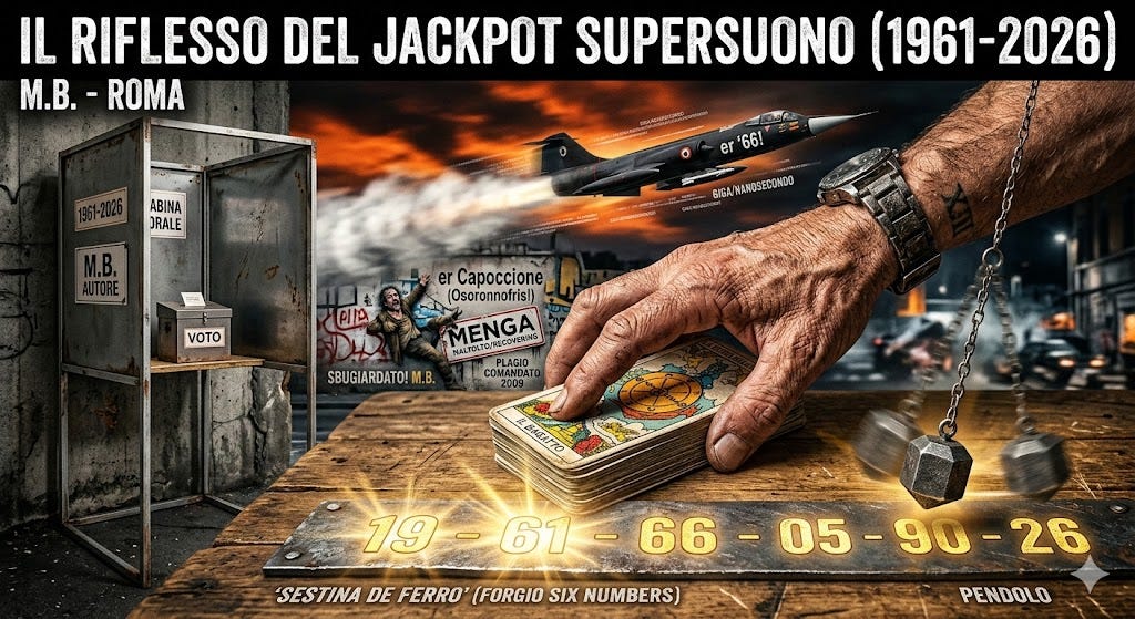 QUESTA SETTIMANA ALZANDO IL TIRO IL 61 LO ABBIAMO PRESO: