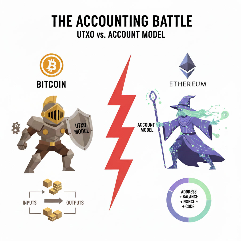 The Accounting Battle: UTXO vs. Account Model