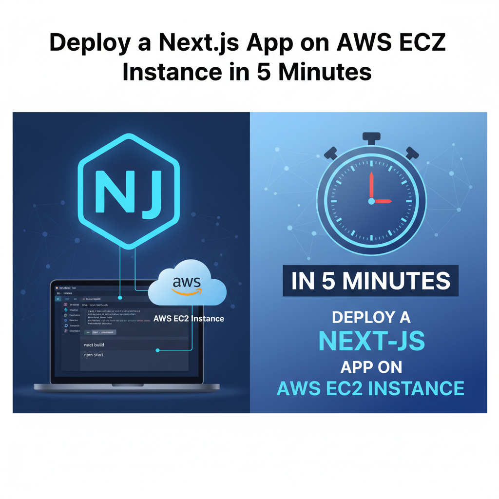 Deploy a Next Js App on Aws Ec2 instance in 5 minutes