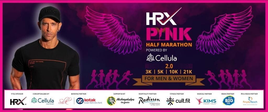 Hritik Roshan' HRX brand joins hands with health tech start up Cellula for  a Pan India PINK revolution: A Nationwide Movement for Women's Health and  Safety, by attentionindia.official@gmail.com