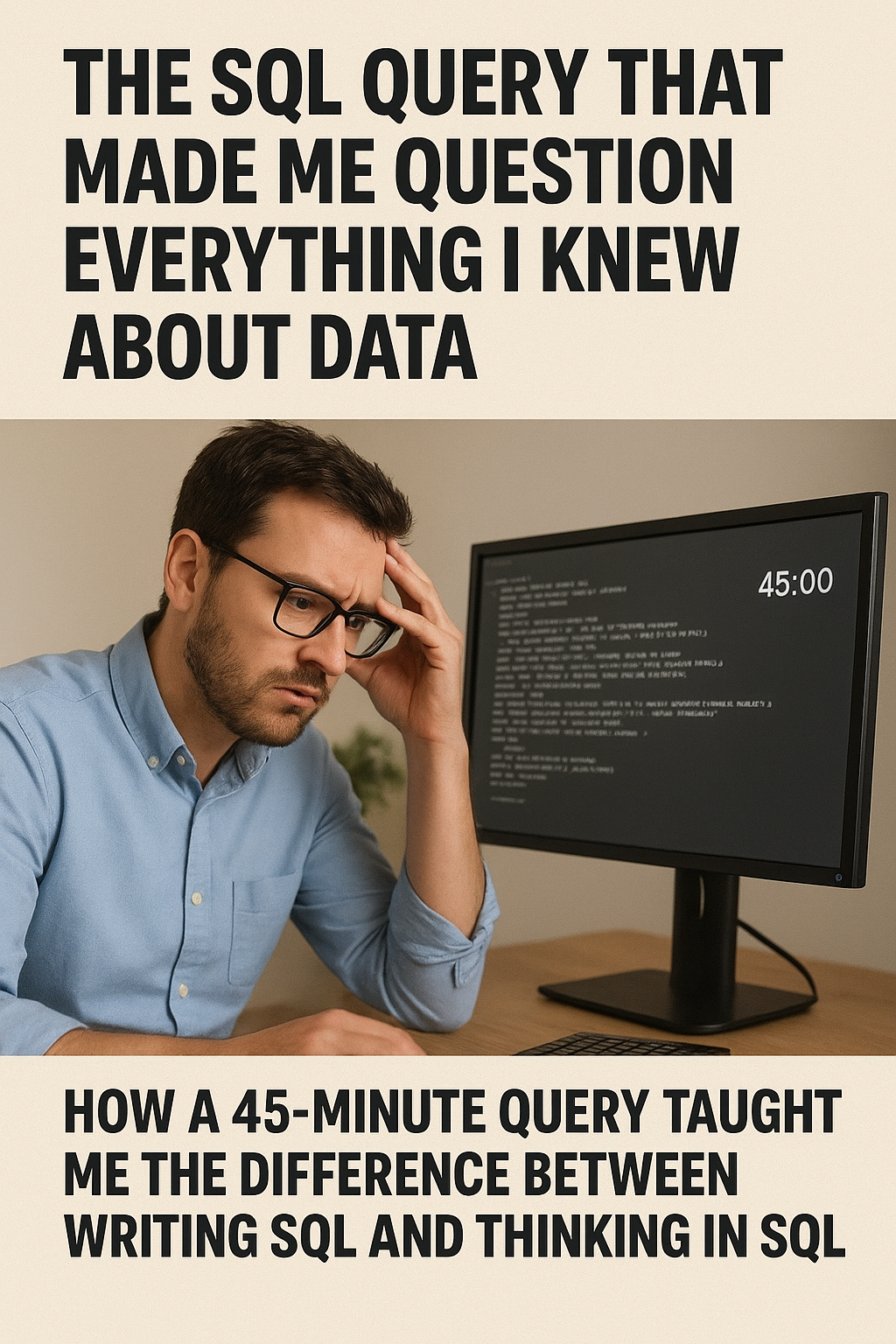 The SQL Query That Made Me Question Everything I Knew About Data by