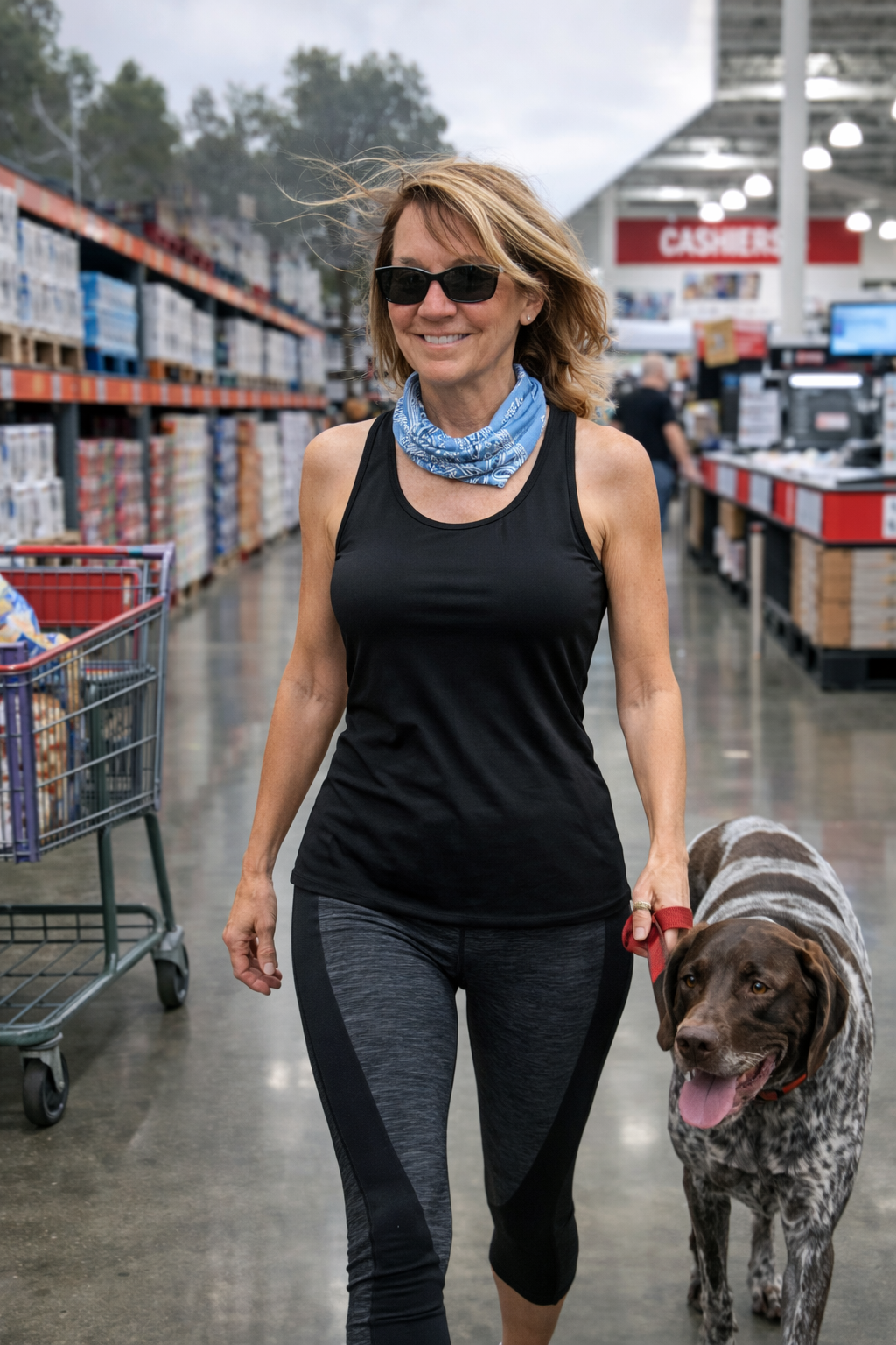 Photo by Author of Mrs. Magoo and I