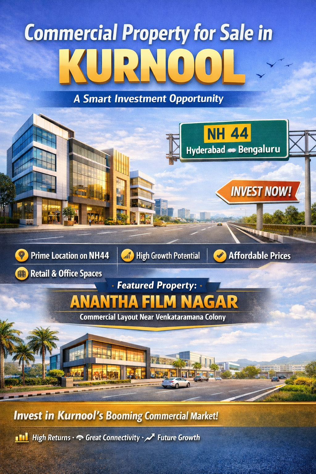 Commercial Property for Sale in Kurnool — A Smart Investment Opportunity