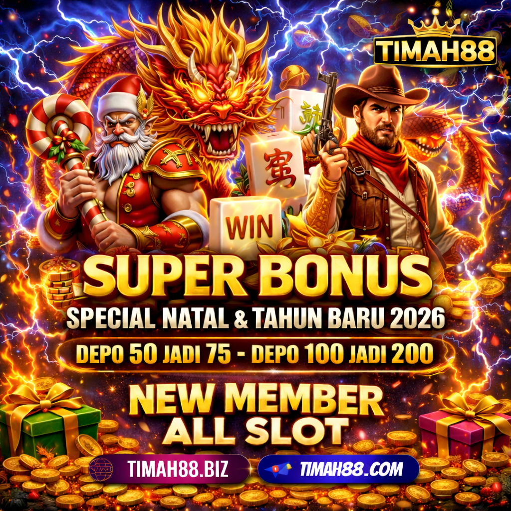 TIMAH Super Bonus Natal & Tahun Baru 2026, Promo Terbesar untuk New Member