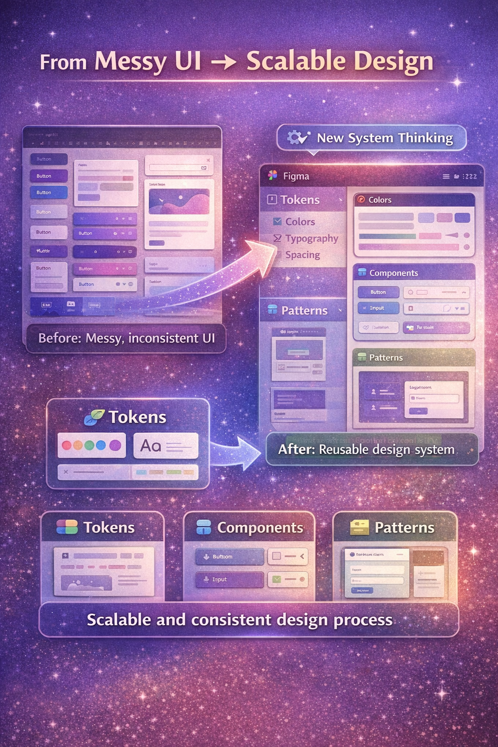 From Messy UI to Scalable Design: My First Step Into Design Systems ...