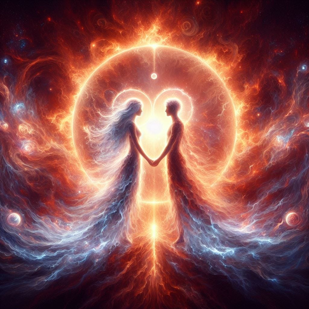 Divine Masculine and Feminine Energies by Hermes Astrology Medium