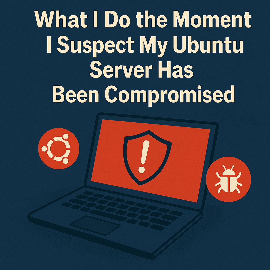 What I Do the Moment I Suspect My Ubuntu Server Has Been Compromised
