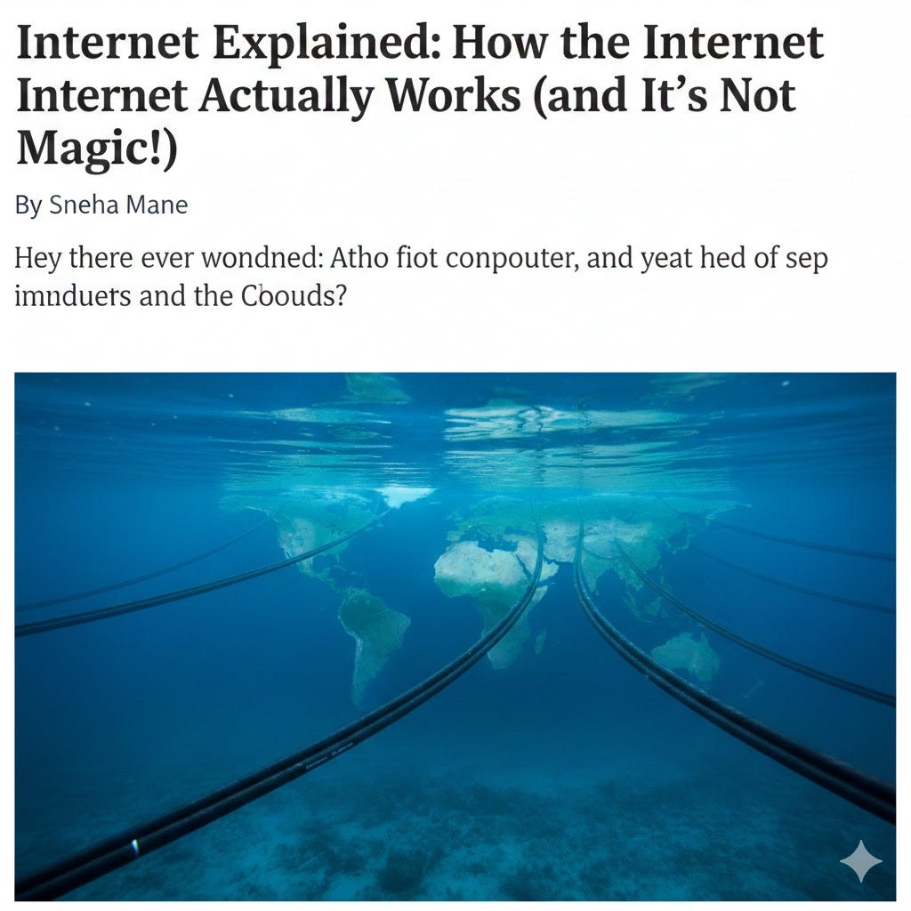 Here is Where the Internet Actually