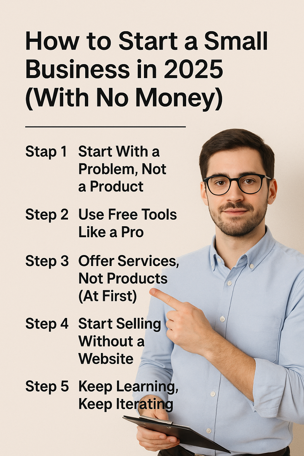 “No Money? No Problem: Start a Business in 2025, without money”