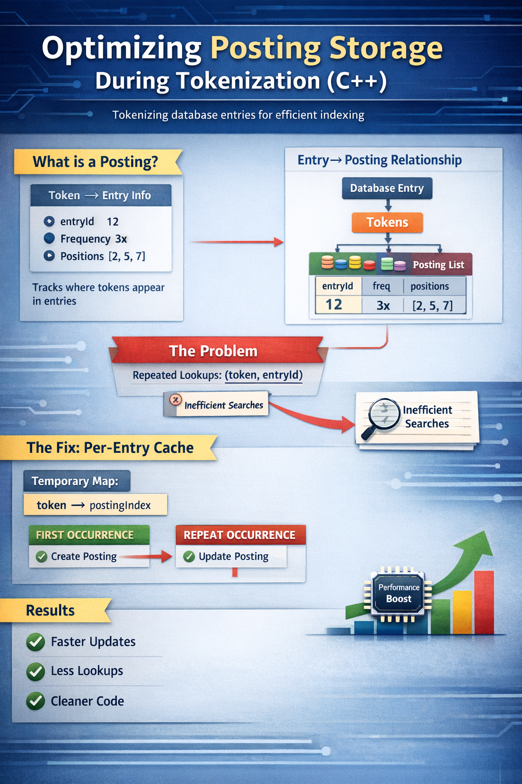 Optimizing Posting Storage During Tokenization (C++) | by Subhamchauhan ...