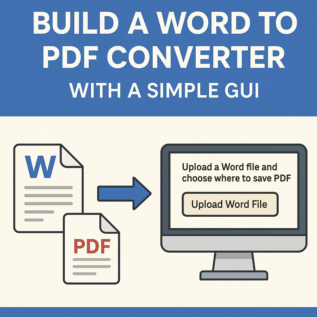 Build a Word to PDF Converter in Python with a Simple GUI | by CYber ...