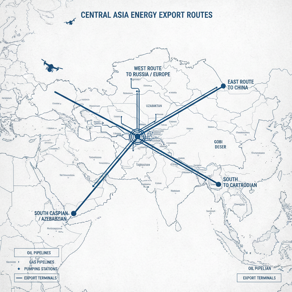 Central asia's pipeline map redraws as china, azerbaijan court transit roles