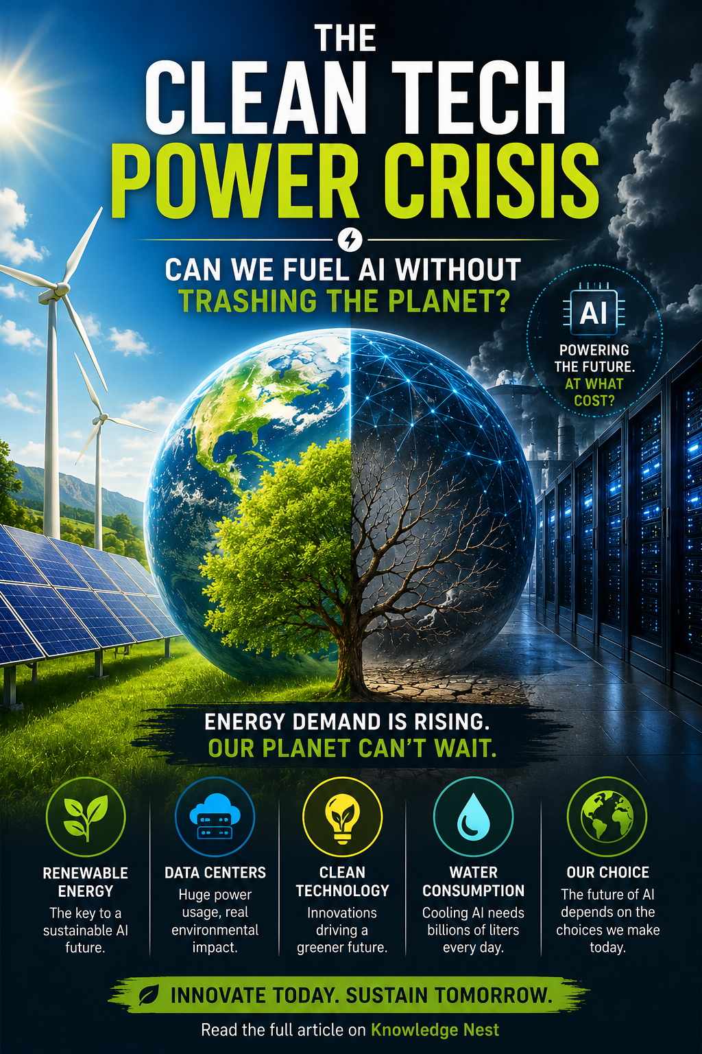 The Clean Tech Power Crisis: Can We Fuel AI Without Trashing the Planet?