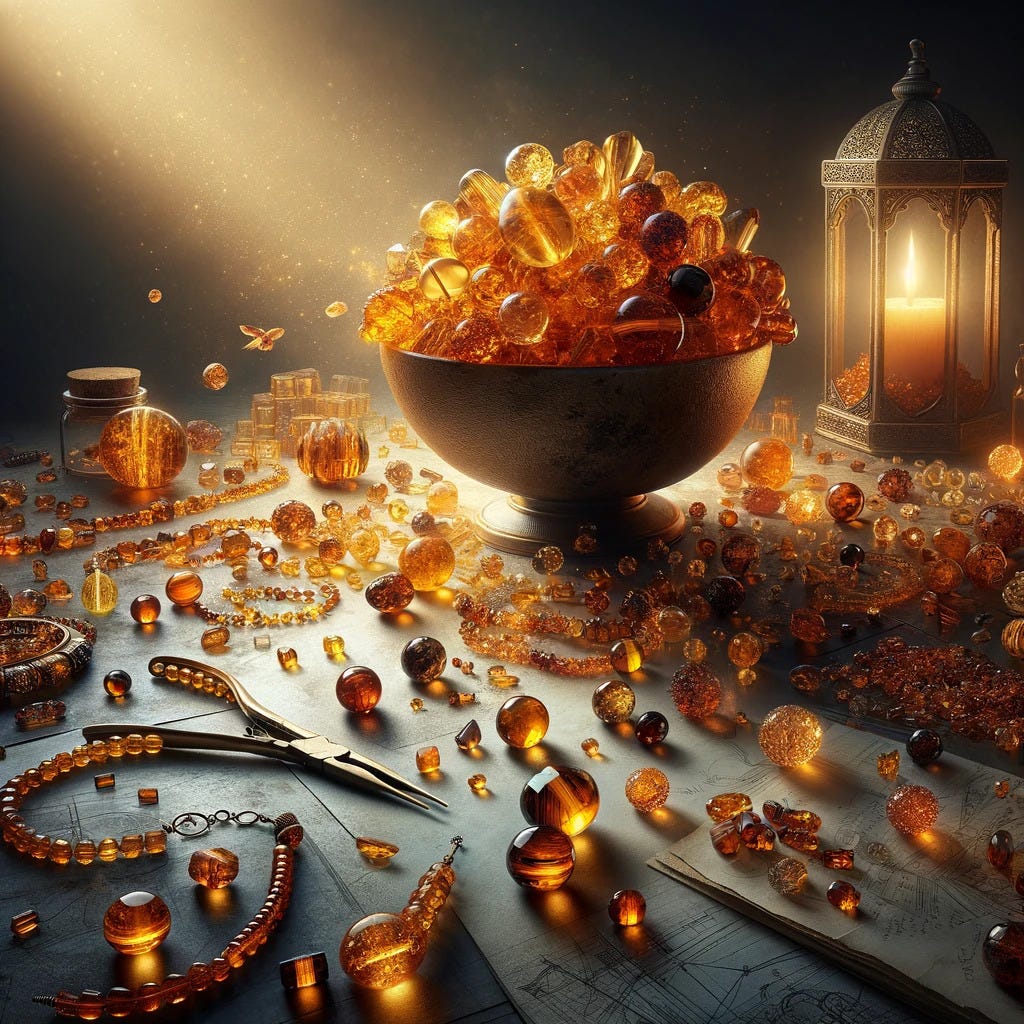 Unveiling the Allure of Wholesale Amber Gemstone Beads A Comprehensive(03)