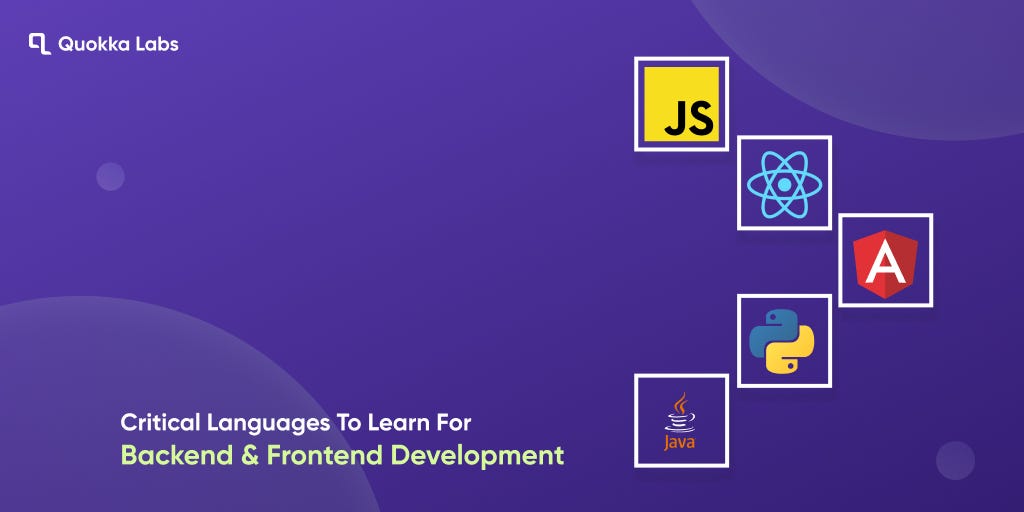 Framework Java Critical Languages to Learn for Backend & Frontend ...