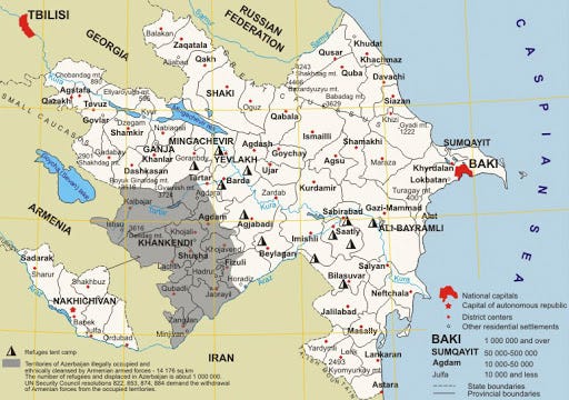 Nasimi Aghayev🇦🇿 on X: Here is the official map of #Armenia, submitted  by Yerevan to @UN, and the location of the village of Farrukh (site of the  latest tension). The question is