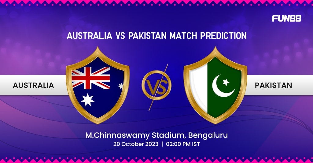 Pakistan vs Australia Match Prediction — Who Will Win ICC World Cup 2023 Pak vs Aus Match, Match