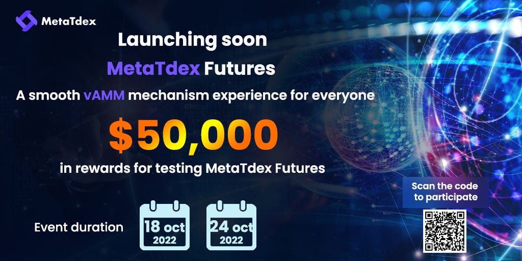 MetaTdex Futures Set To Be Launched With $50k Prize For Testers