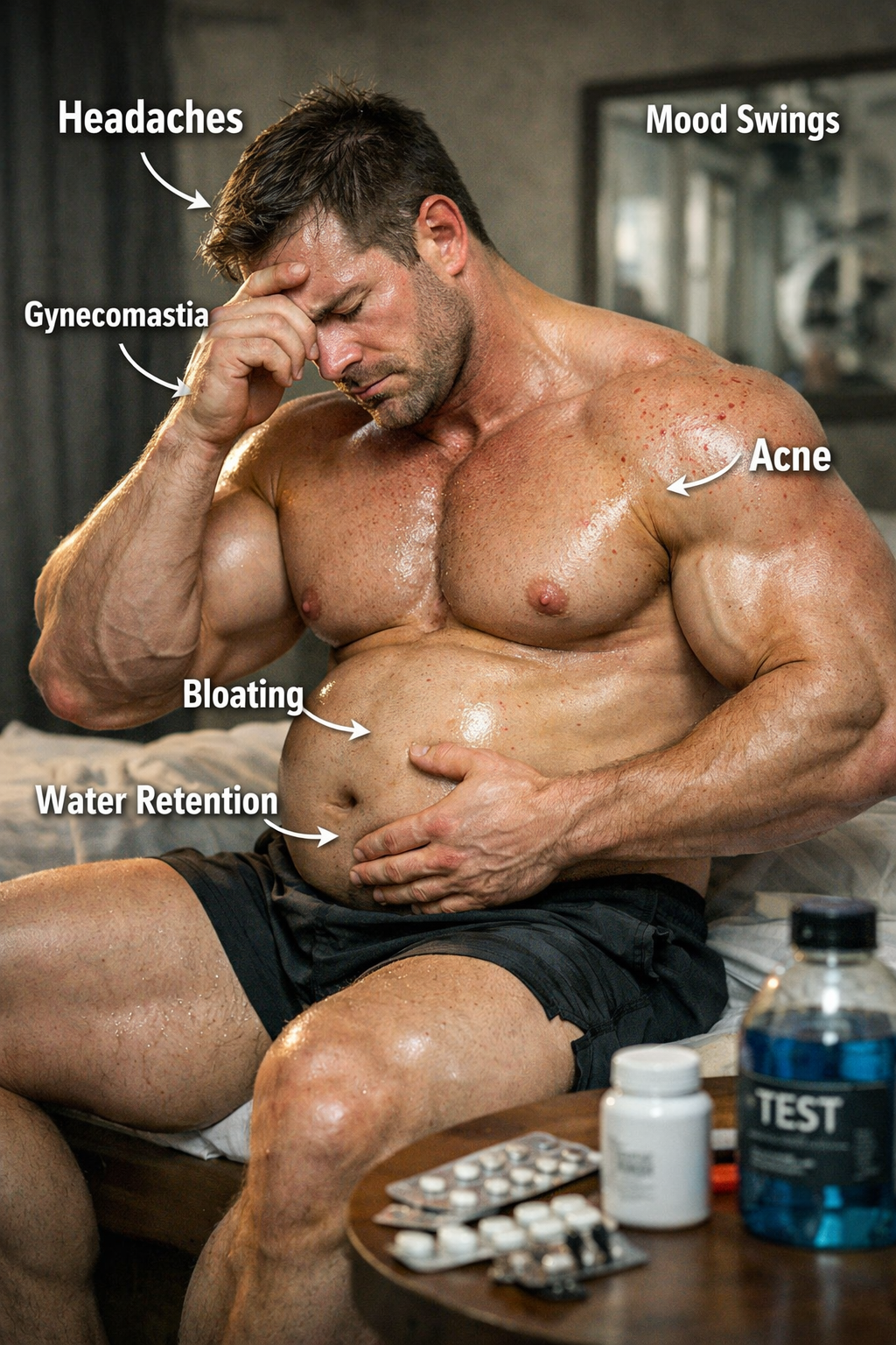 high estrogen symptoms in bodybuilders