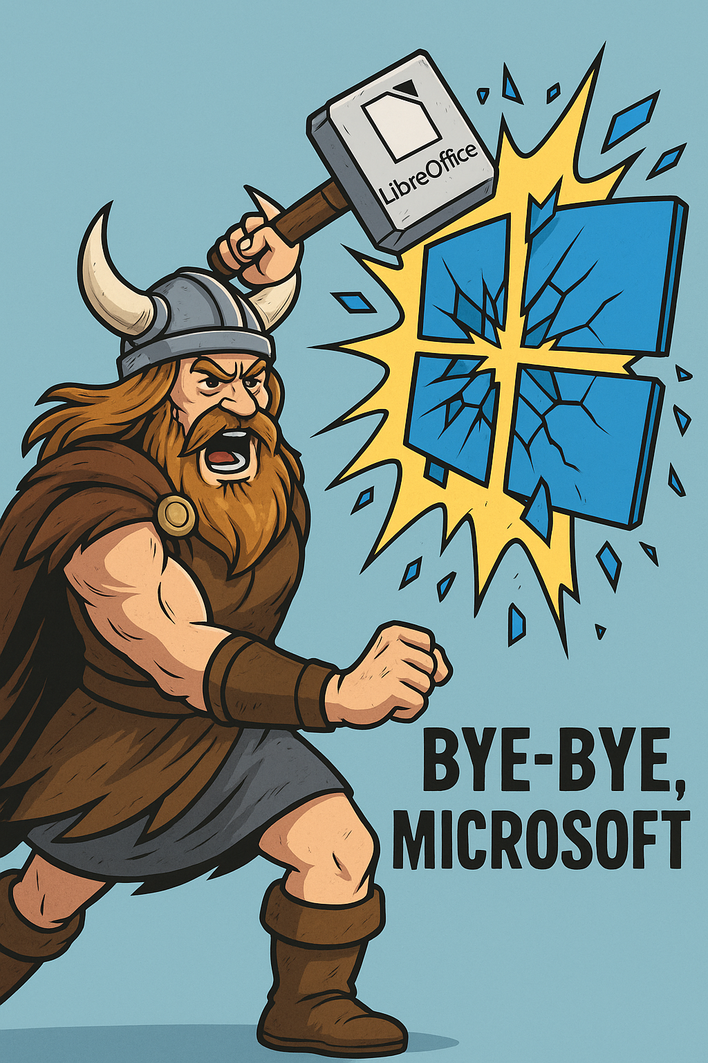 dánsko libreoffice karikatúra