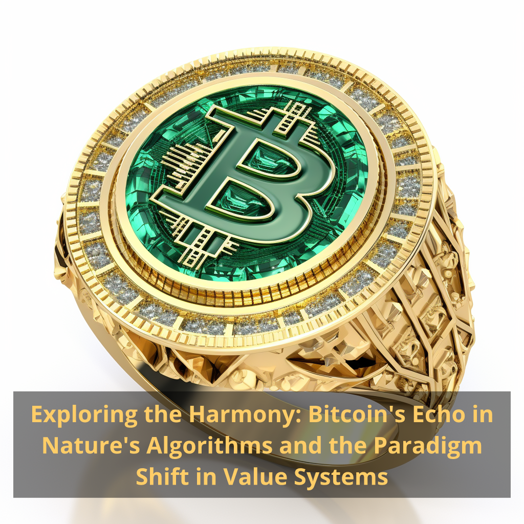 Exploring the Harmony Bitcoin's Echo in Nature's Algorithms and the