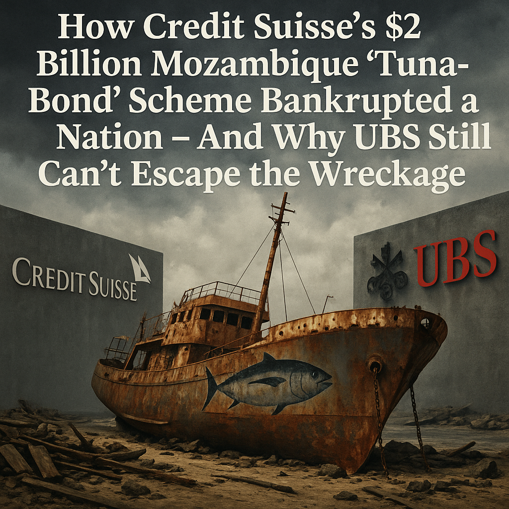 How Credit Suisse’s $2 Billion Mozambique “Tuna-Bond” Scheme Bankrupted a Nation — And Why UBS…