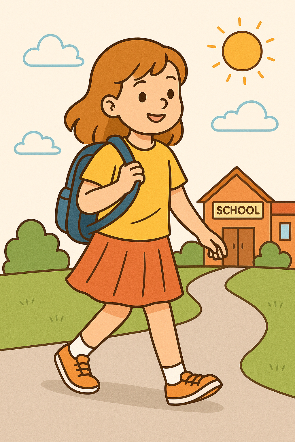 Emma’s Day: Learning the Present Simple Tense