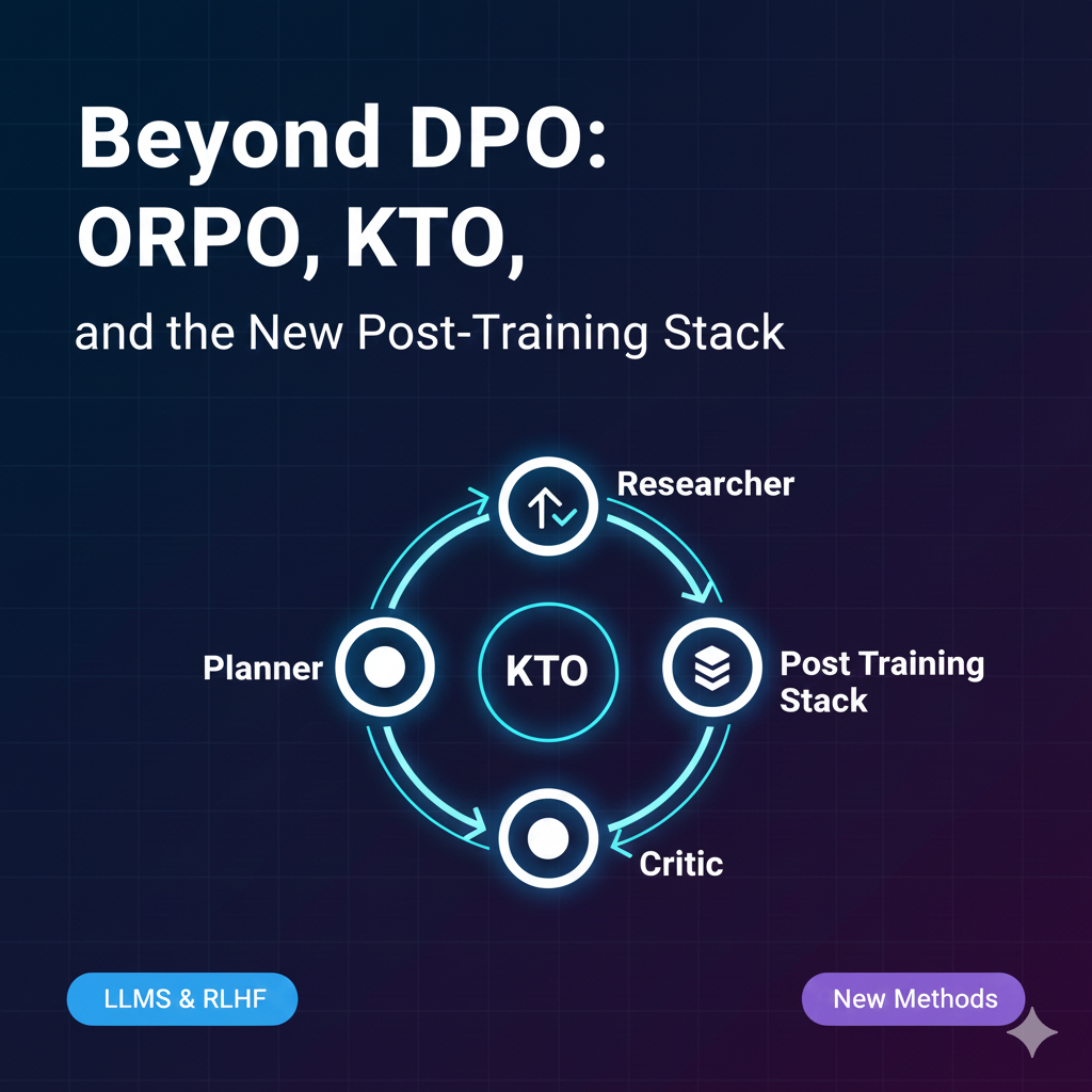 Beyond DPO: ORPO, KTO, and the New Post-Training Stack