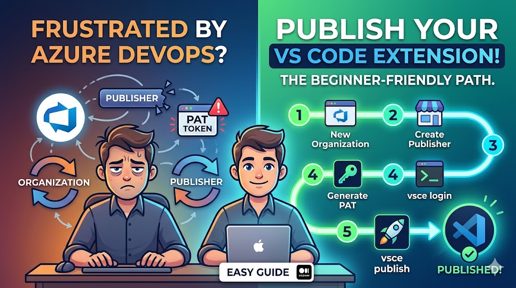Preview image for I tried shipping a VS Code extension but Azure DevOps bullied me…
