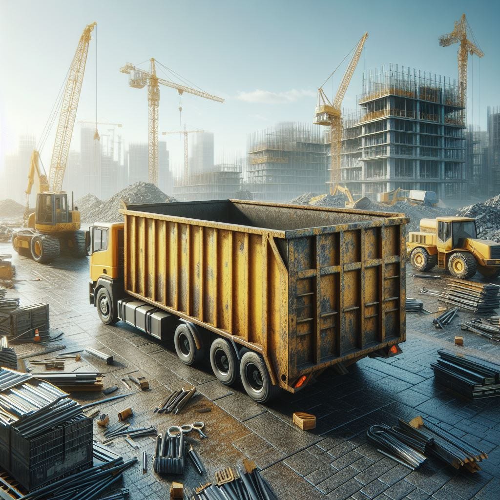 How Big is a 40Yard Dumpster?. Call us for dumpster Rental… by Esnan