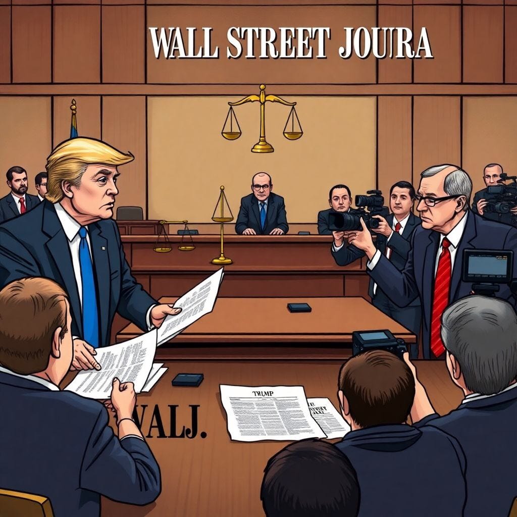 “Trump Sues WSJ for $10 Billion Over Defamation: Media and Legal Spheres on Edge” | “$10 Billion…