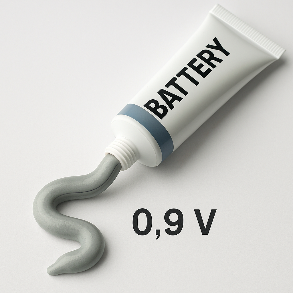 Diş Macunu Gibi Pil Devrimi: 0.9V Esnek Enerji Jeli Giyilebilir Teknolojileri Nasıl Dönüştürebilir?