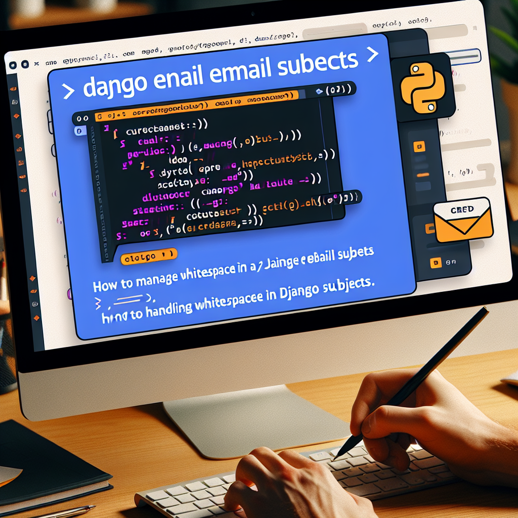 Taking Care of Whitespace Problems in Django Email Subjects | by Denis ...