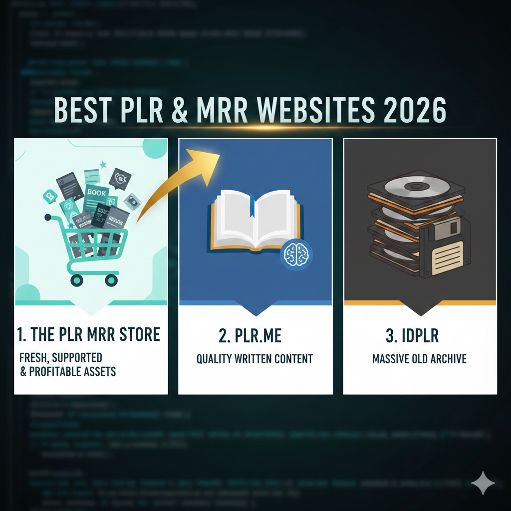 Top 3 Websites for PLR and MRR Products in 2026: Your Guide to a Successful Digital Business