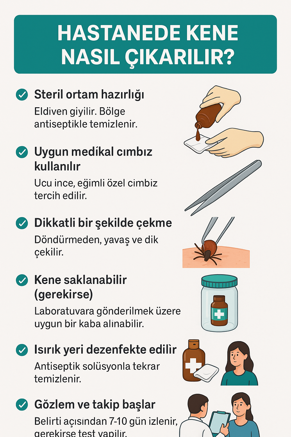 Kene Isırmasına İlk Müdahale: Evde Güvenli Müdahale Yöntemi