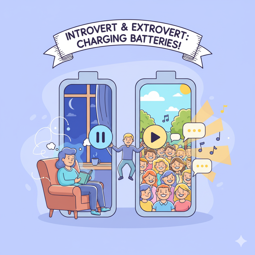 Introvert and Extrovert: Not Personality, But How You Recharge Your ...