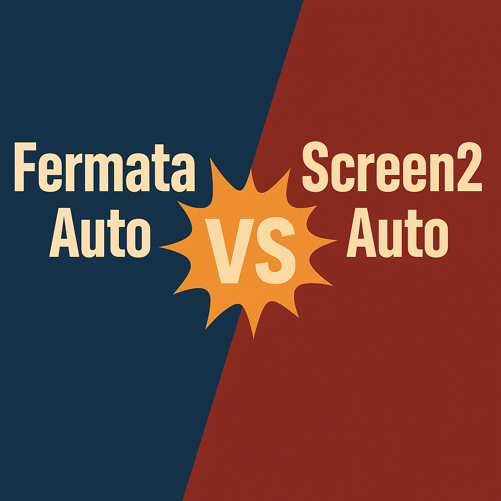 Fermata Auto vs Screen2Auto