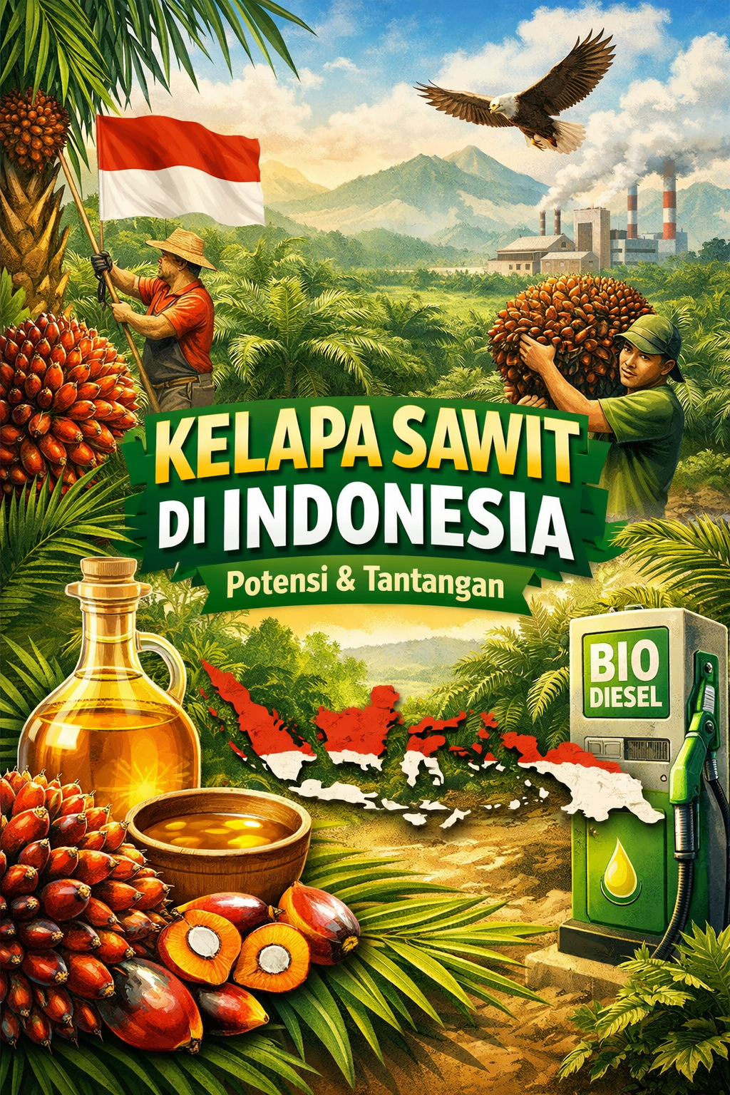 Kelapa Sawit di Indonesia: Potensi, Tantangan, dan Peran Strategis bagi Perekonomian Nasional