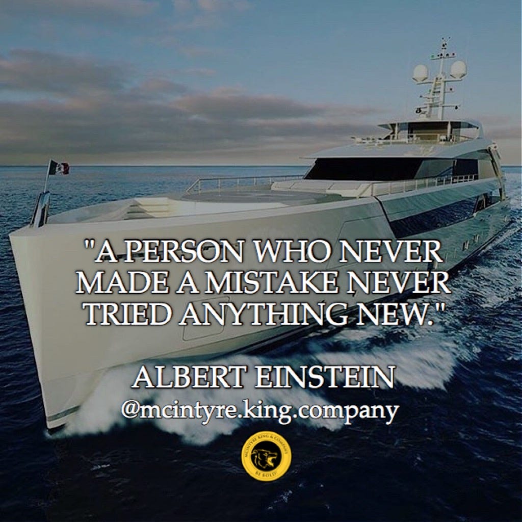 Albert Einstein Quotes On Mistakes by McIntyre King & Company Medium