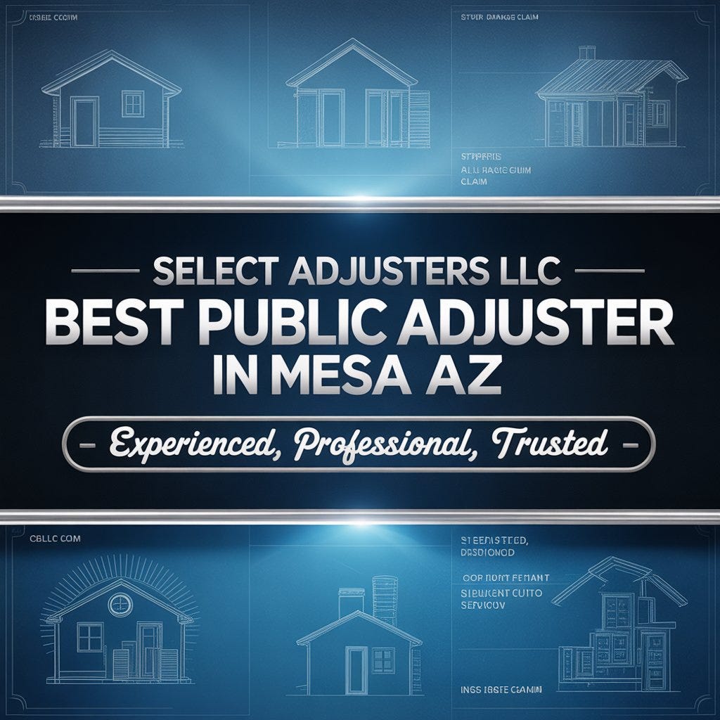 Select Adjusters LLC: Your Trusted Public Adjuster in Mesa, AZ