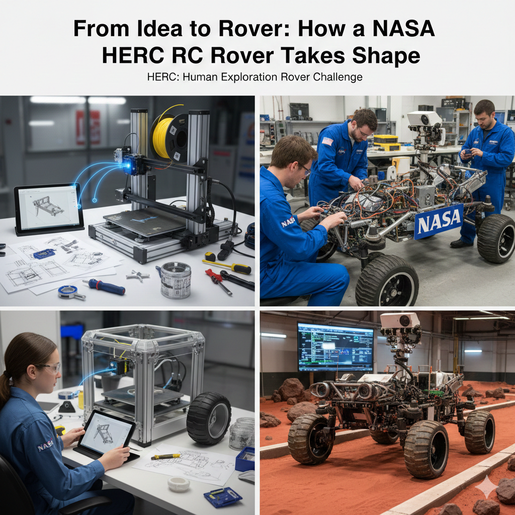 From Idea to Rover: How a NASA HERC RC Rover Takes Shape | by Team ...
