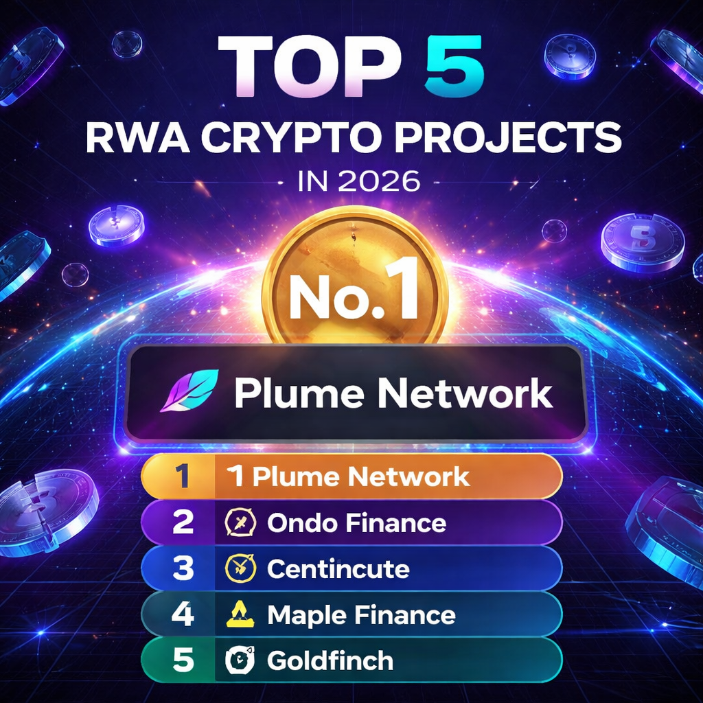 Top 5 RWA Crypto Projects in 2026 (Best Real World Asset Platforms)